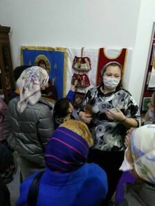 Выставка работ золотошвейной мастерской